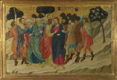 La trahison du Christ de la basilique de Santa Croce, Florence, vers 1324-1325 - Ugolino di Nerio