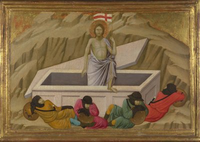 La Résurrection de la basilique de Santa Croce, Florence, vers 1324-1325 - Ugolino di Nerio