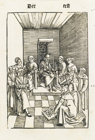 Serment juif du Laienspiegel, Augsbourg, 1509 - Ulrich Tengler