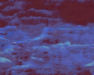 Les mystérieuses vagues bleues - Uma Gokhale