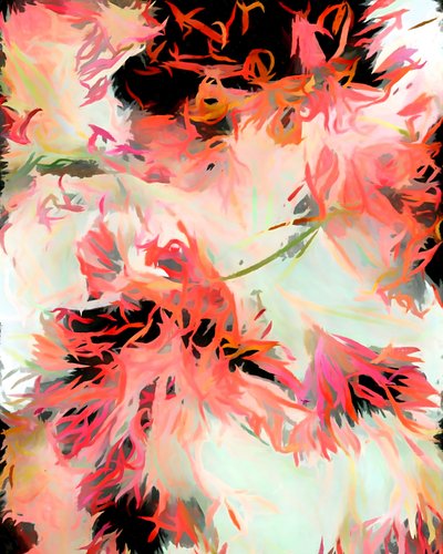 Abstrait floral éclatant - Uma Gokhale