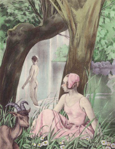 Illustration de Brunelleschi pour Contes et Nouvelles de La Fontaine - Umberto (after) Brunelleschi