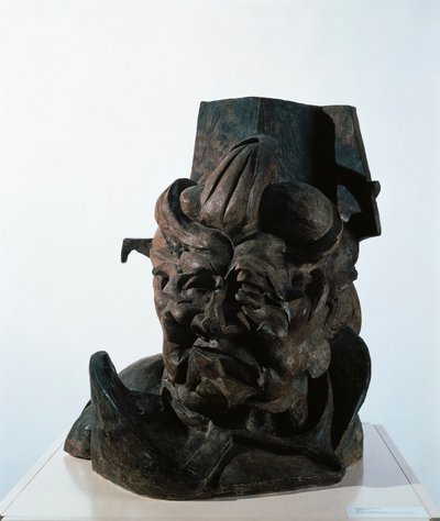 Antigrazioso (Antigracieux), Tête en plâtre de la mère de l
