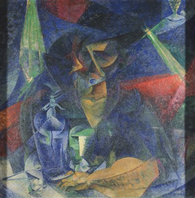 Décomposition de la figure de femme à table par Umberto Boccioni (1882-1916), circa 1912 - Umberto Boccioni