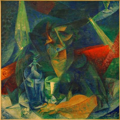 Femme au café (Décomposition de la figure d