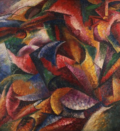 Dynamisme du corps humain par Umberto Boccioni - Umberto Boccioni