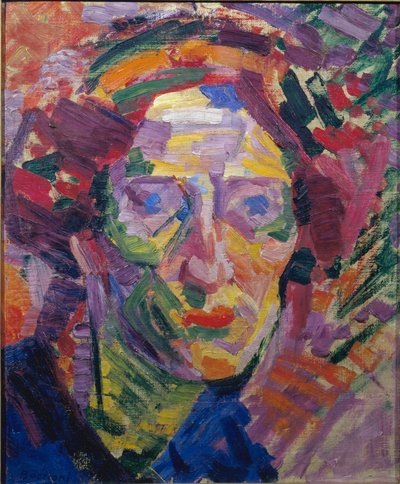 Futurisme : Portrait de femme ou Portrait de la comtesse Casanova - Umberto Boccioni