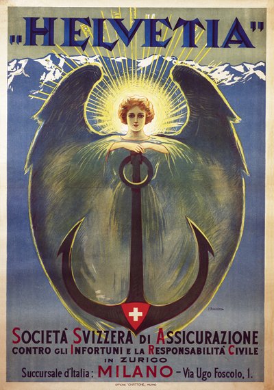 Affiche Helvetia par Umberto Boccioni - Umberto Boccioni