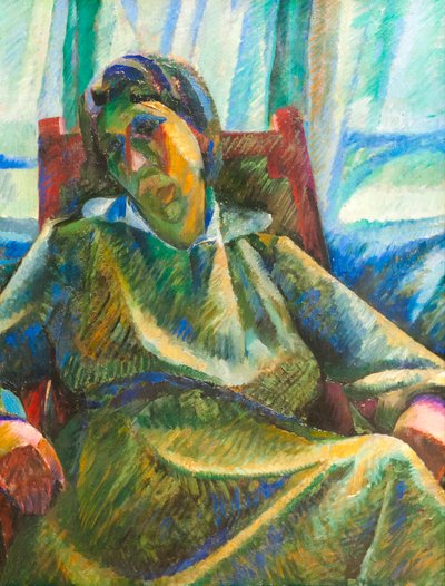 Synthèse plastique - personne assise - Umberto Boccioni