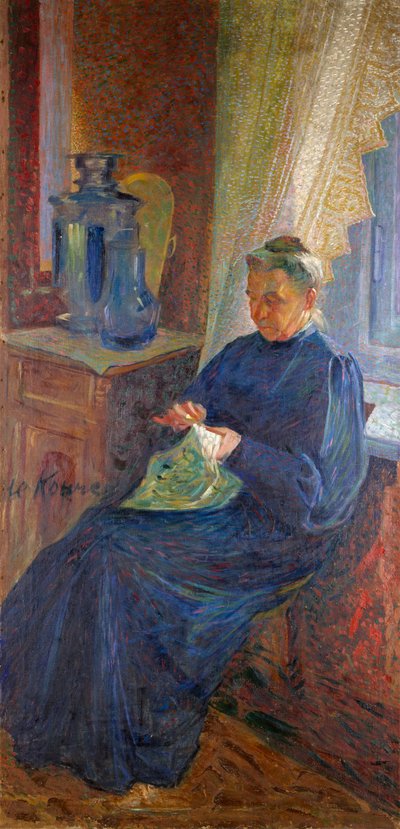 Portrait de Madame Sophie Popoff - Umberto Boccioni