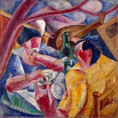 Sous la pergola, Naples - Umberto Boccioni