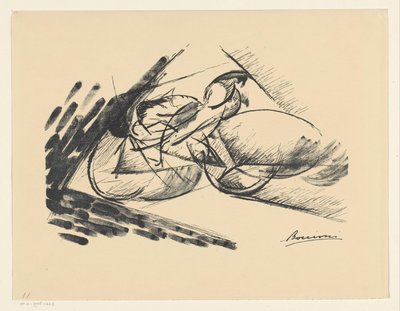 Sans titre (Schnelligkeit) (Vitesse) - Umberto Boccioni