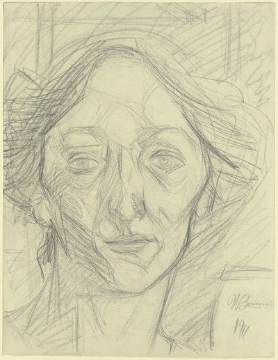 Tête de femme - Umberto Boccioni