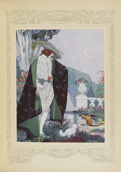 Il vit une grande carpe dorée, illustration de 