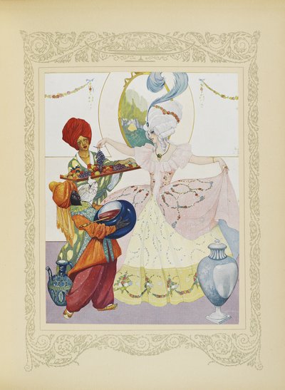 Nous avons rempli des bassins, servi des fruits et des pots de confiture, illustration de 