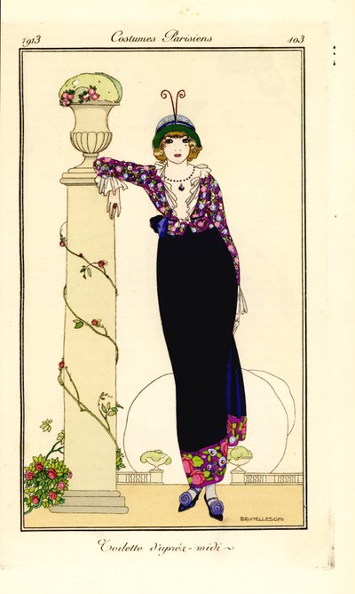 Femme en tenue d