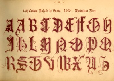 XIVe siècle. Richard II. 1400. Abbaye de Westminster, 1862 - Unbekannt