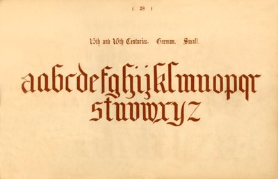15e et 16e siècles. Allemand. Petit - Unbekannt