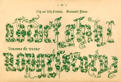 Ruban ornemental, 15ème et 16ème siècles, 1862 - Unbekannt
