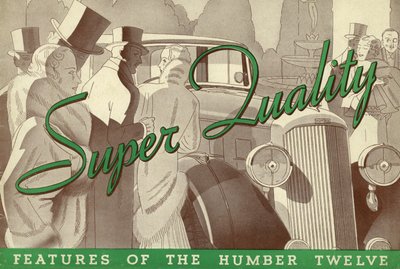 Brochure de vente Humber Twelve, 1934 - Unbekannt