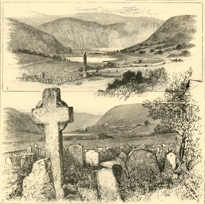 1. La Vallée de Glendalough. 2. À Glendalough, 1898 - Unbekannt