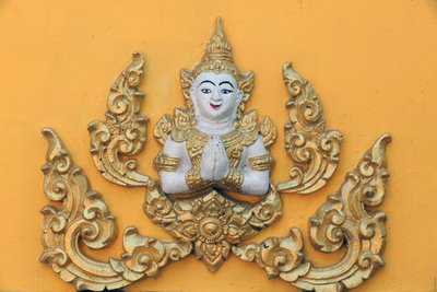Temple bouddhiste Wat Si Muang. Déesse bouddhiste - Unbekannt