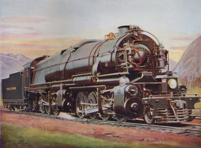 Une locomotive Mallet américaine de 300 tonnes. Chemin de fer de Pennsylvanie, 1926 - Unbekannt