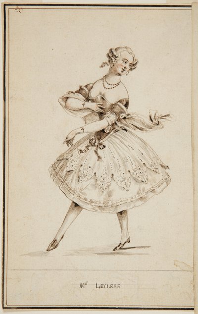Une Danseuse de Ballet, Mademoiselle Leclerc - Unbekannt