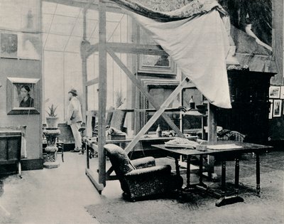 A. Besnard dans son atelier - Unbekannt