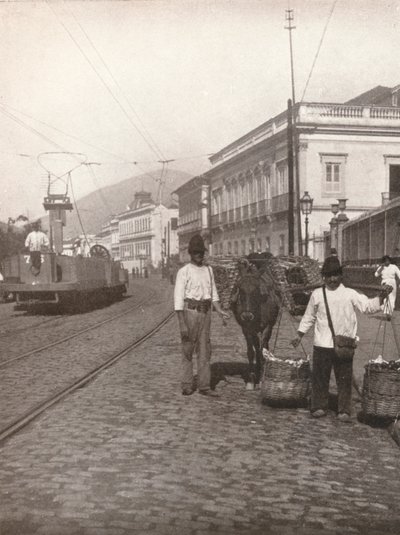 Une scène de rue à Botafogo, Rio, 1914 - Unbekannt