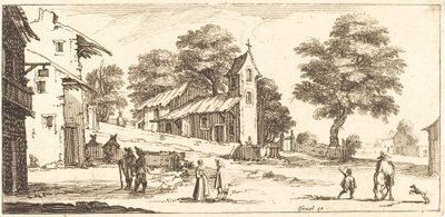 Une église, vers 1635 - Unbekannt