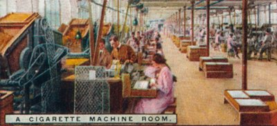 Salle des machines à cigarettes, 1926 - Unbekannt