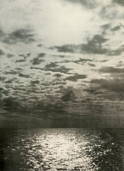 Un effet de nuage avant que la mer ne gèle, vers 1908, 1909 - Unbekannt