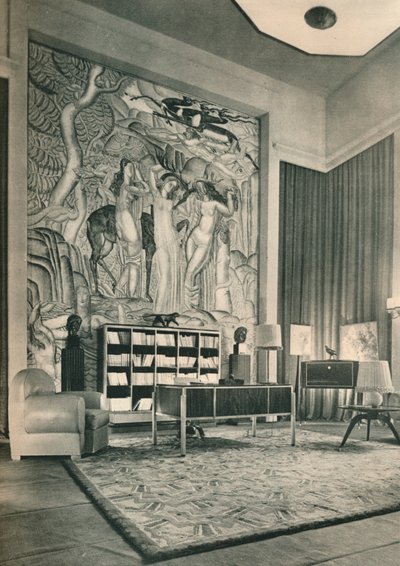 Un cabinet de collectionneur, vers 1925 - Unbekannt