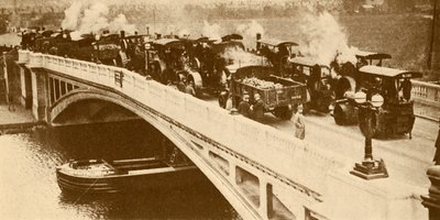 Un pont en béton sur la Tamise à Caversham, vers 1930 - Unbekannt