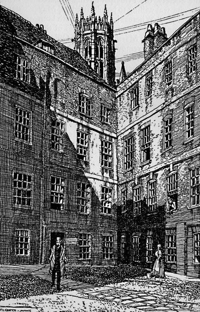 Un coin de Cliffords Inn, 1903 - Unbekannt