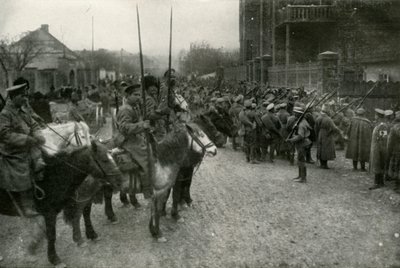 Une patrouille cosaque et l