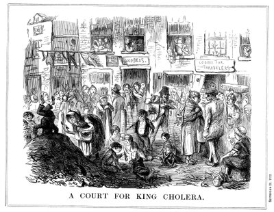 Une cour pour le roi Choléra, 1852 - Unbekannt