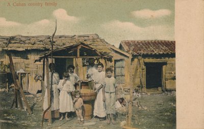Une famille de campagne cubaine, 1908 - Unbekannt