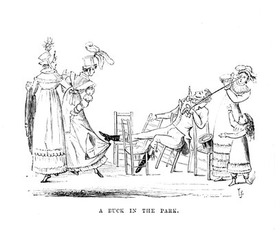 Un canard dans le parc, vers 1870 - Unbekannt