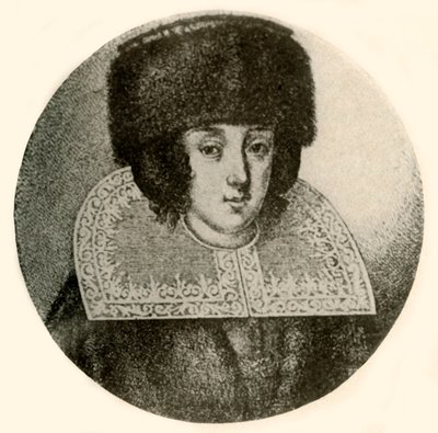 Une dame néerlandaise en bonnet de fourrure et manteau, 1644, 1937 - Unbekannt