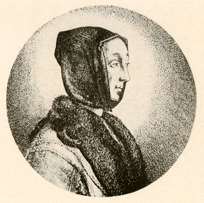 Dame hollandaise en manteau de fourrure et capuchon - Unbekannt