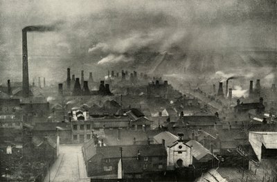 Un paysage industriel dans les Potteries, 1938 - Unbekannt