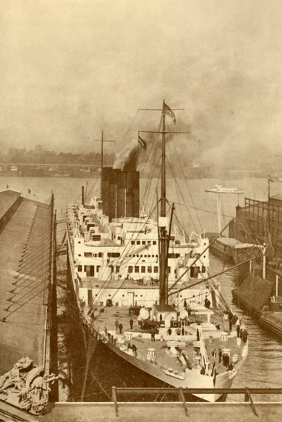 Un célèbre paquebot français, Le Paris 34 569 tonnes, vers 1930 - Unbekannt