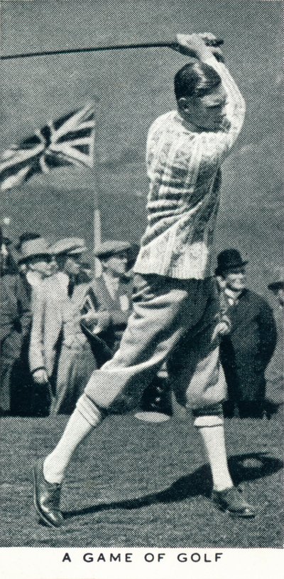 Une partie de golf, 1924 - Unbekannt