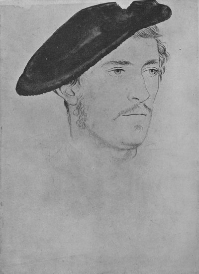 Un gentilhomme : Inconnu non par Holbein, 16e siècle, 1945 - Unbekannt