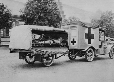 Une ambulance allemande, Front de l