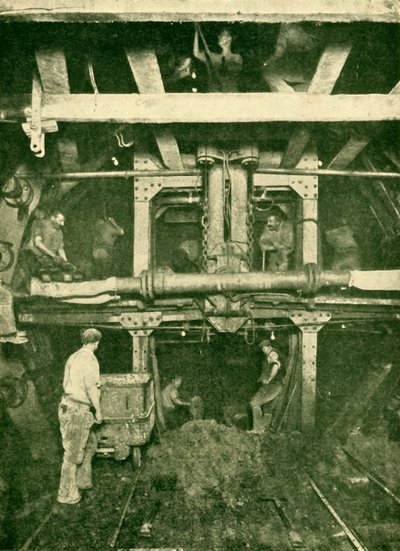 Un bouclier Greathead : Excavation d