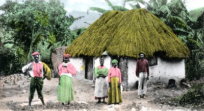 Un village jamaïcain, début des années 1900 - Unbekannt
