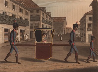 Une dame en visite, 1816 - Unbekannt
